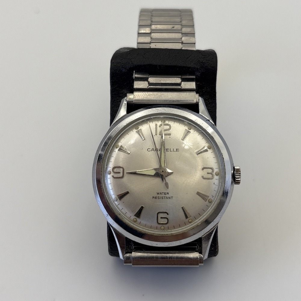 Vintage Bulova Caravelle Men's manual winding watch 7 Jewels Ref277 Running
